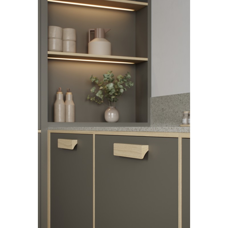 Handle BAUM used on interior furniture.