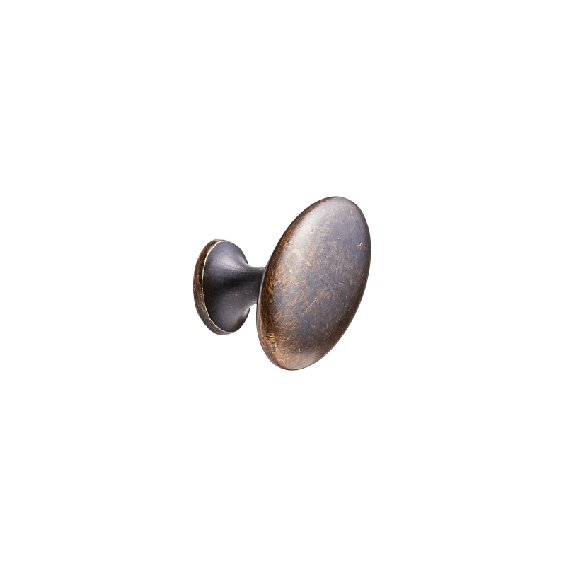 Knob OVAL SIMPLE w/PINS used on interior furniture.