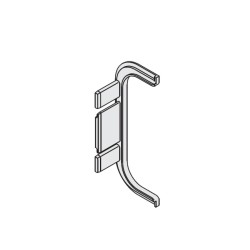 Open end cap for C-shaped profile