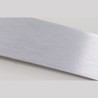 Brushed silver - Kick plate sheet 5 mm thick