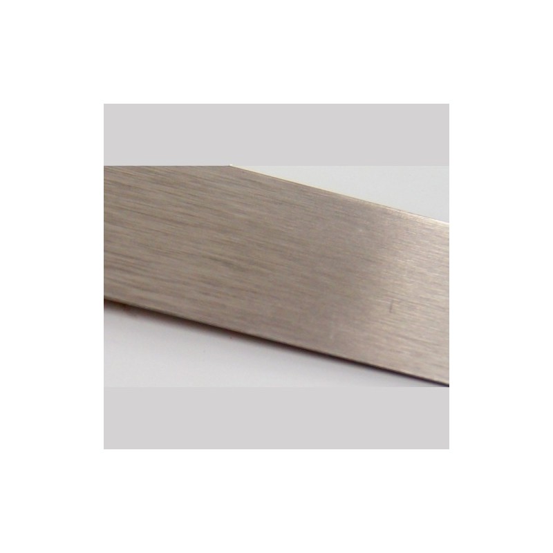 Brushed stainless steel - Kick plate sheet 5 mm thick