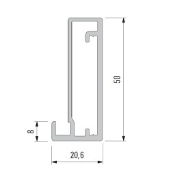 Rámový profil 923051.61,...
