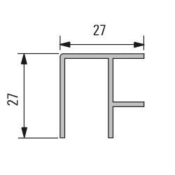 Rohový profil soklové...