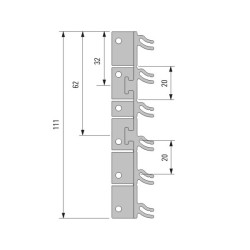 Lamelová spojka k uchycení...