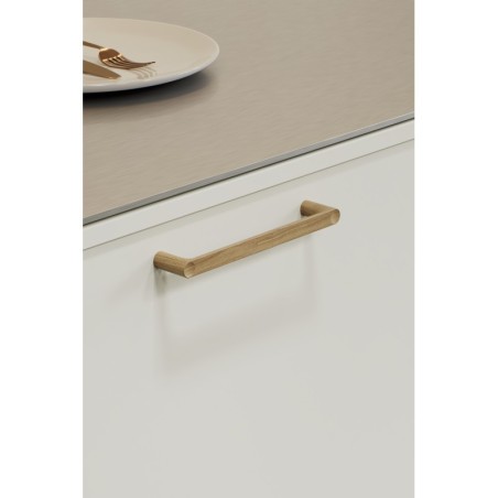 Handle PUNTO used on interior furniture.
