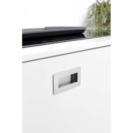 Recessed handle SQUARE used on interior furniture.