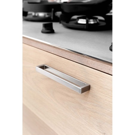 Handle CUBICO used on interior furniture.