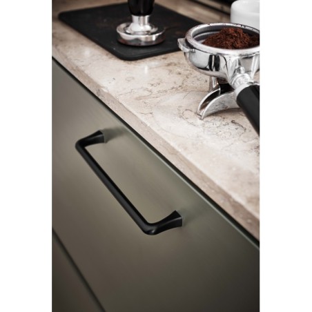 Handle CONCAVE used on interior furniture.